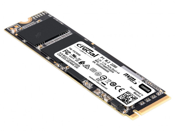 Crucial SSD P1 M.2 NVMe 500GB PCIe